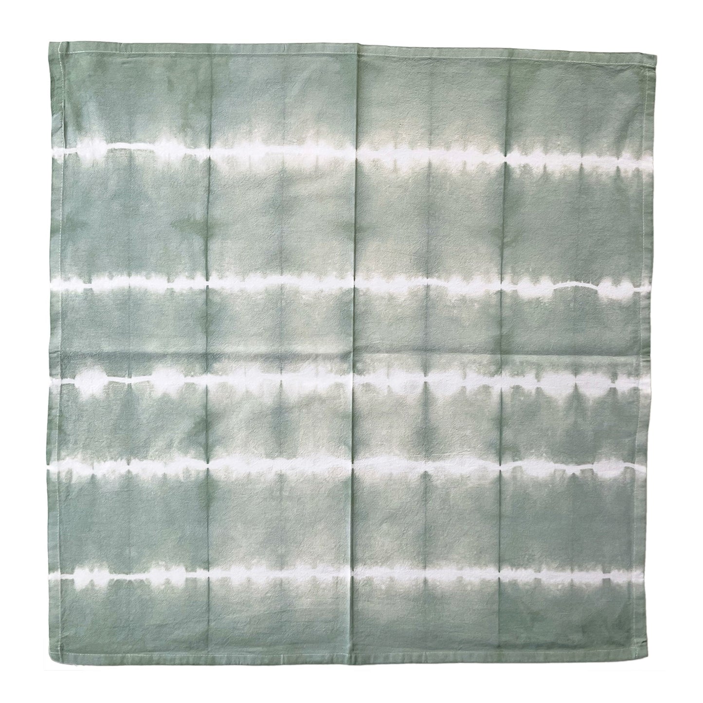 Sage Green Shibori Flour Sack Tea Towels - Sherri O Designs