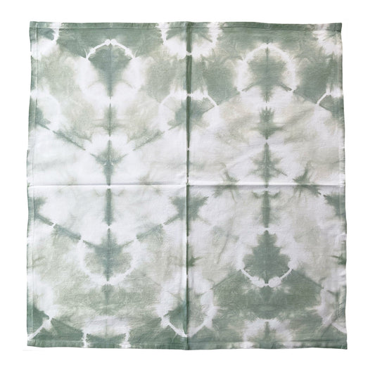 Sage Green Shibori Flour Sack Tea Towels - Sherri O Designs