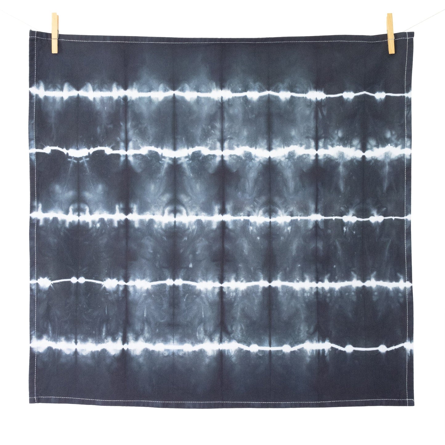 Black and White Shibori Flour Sack Tea Towels - Sherri O Designs