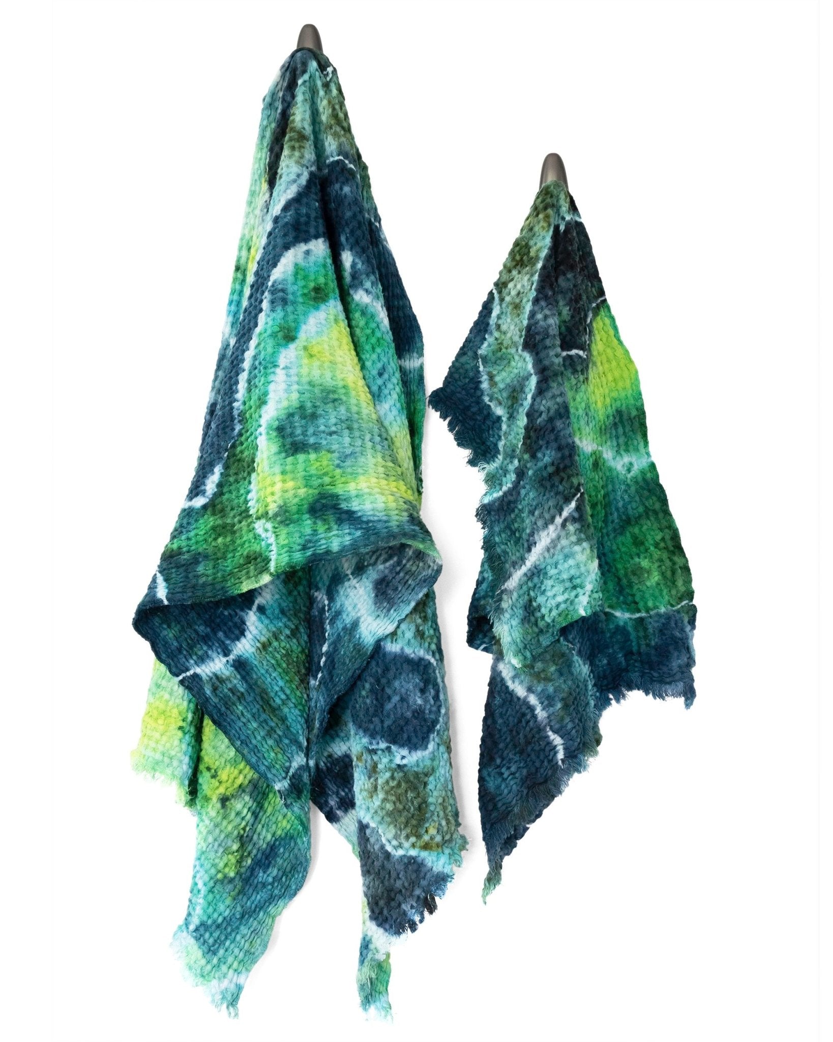 Couple of bath towels - Nice - Ginko Green From Tessitura