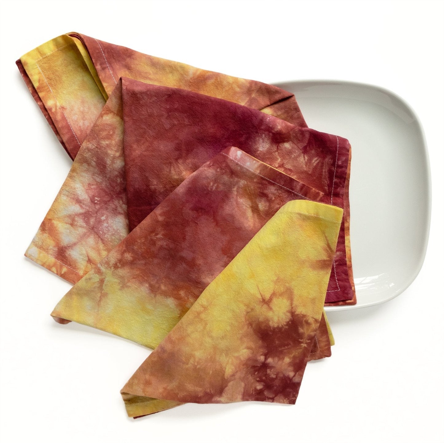 Flour Sack Napkins in Autumn Shades - Sherri O Designs