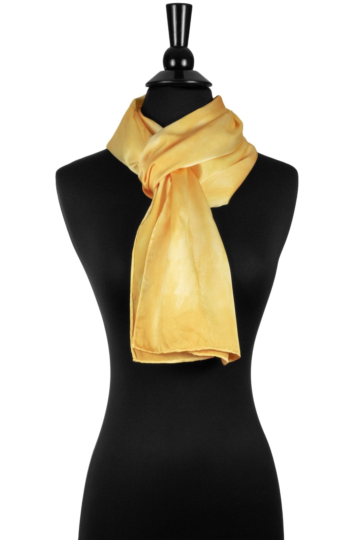 Golden Yellow Silk Scarf - Sherri O Designs