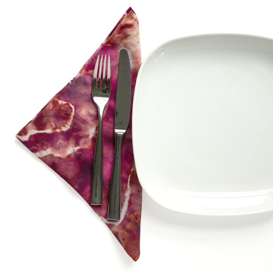 Linen Napkins in Reds and Oranges - Sherri O Designs