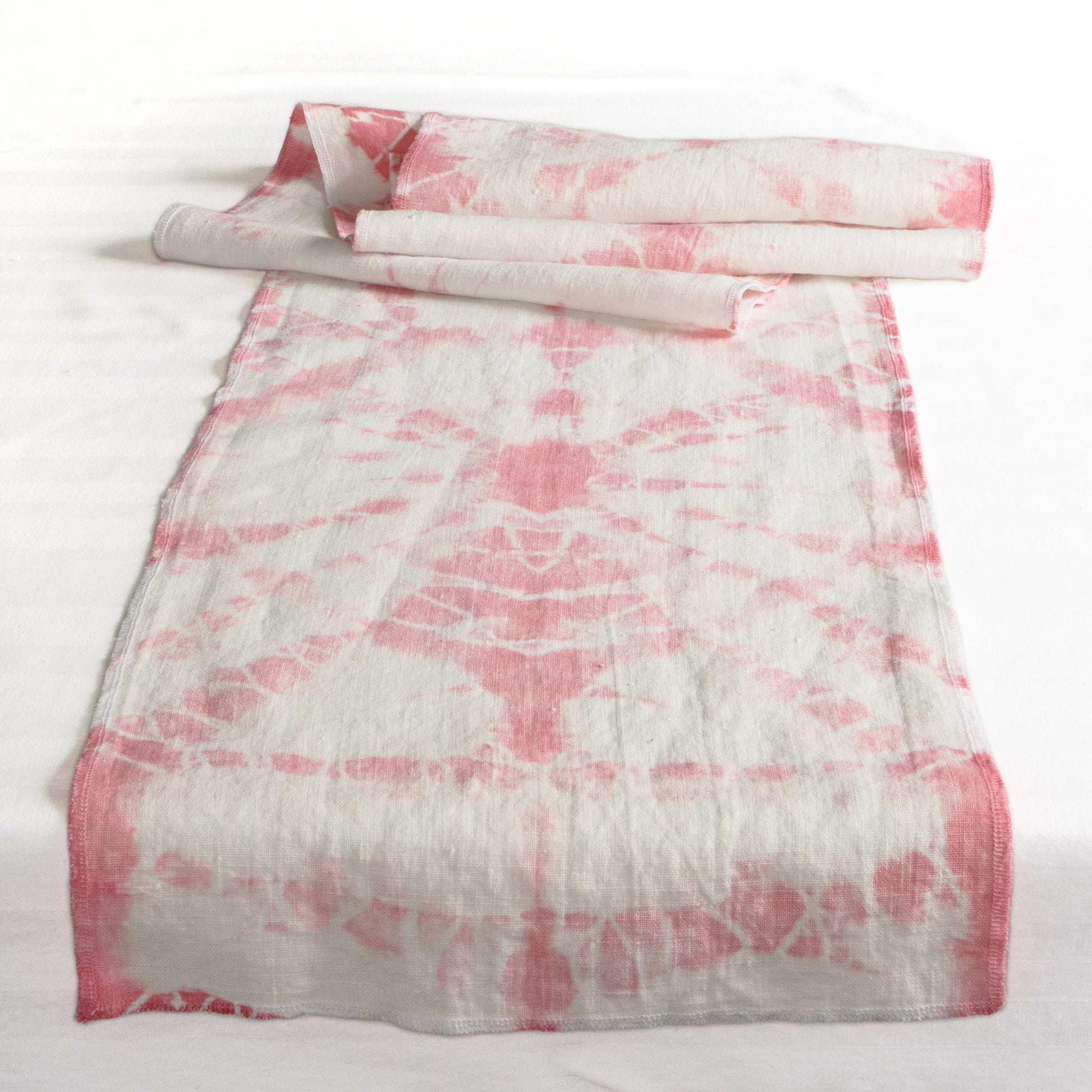 Linen Spiderweb Shibori Table Runner - Sherri O Designs