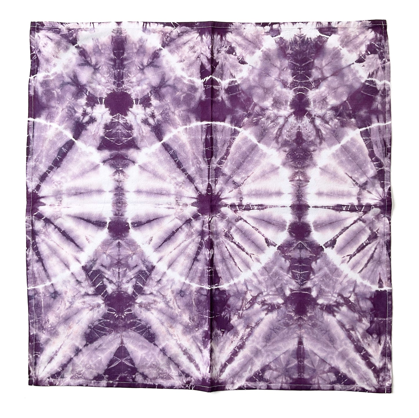 Purple Shibori Flour Sack Tea Towels - Sherri O Designs