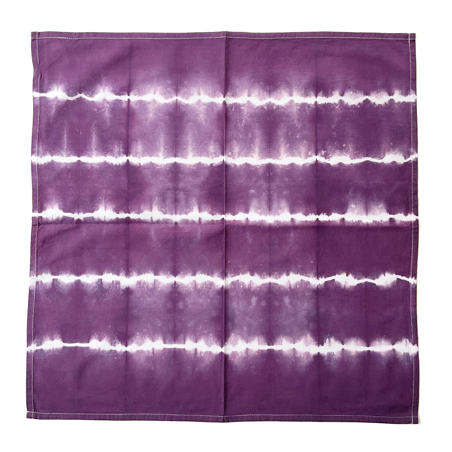 Purple Shibori Flour Sack Tea Towels - Sherri O Designs