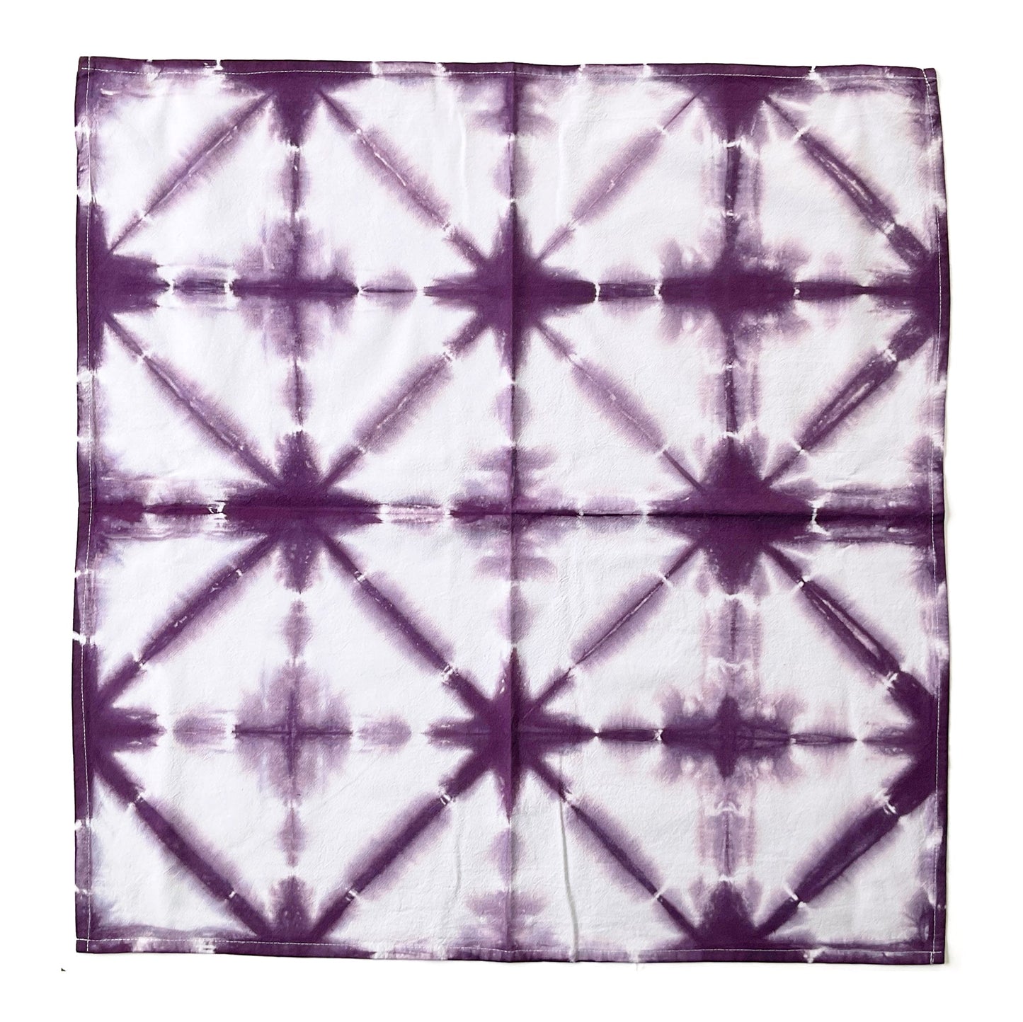 Purple Shibori Flour Sack Tea Towels - Sherri O Designs