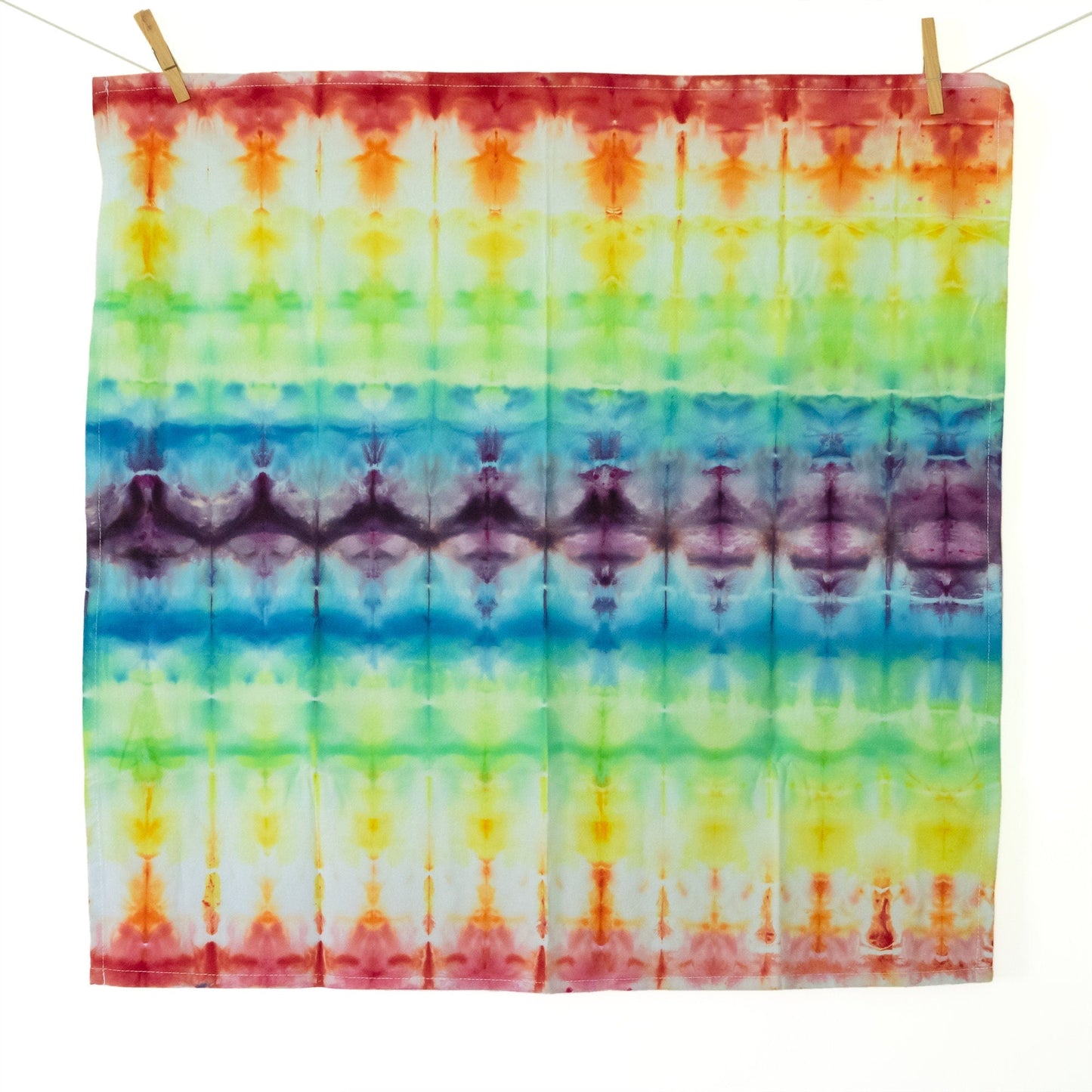 Rainbow Tie Dye Flour Sack TeaTowels - Sherri O Designs