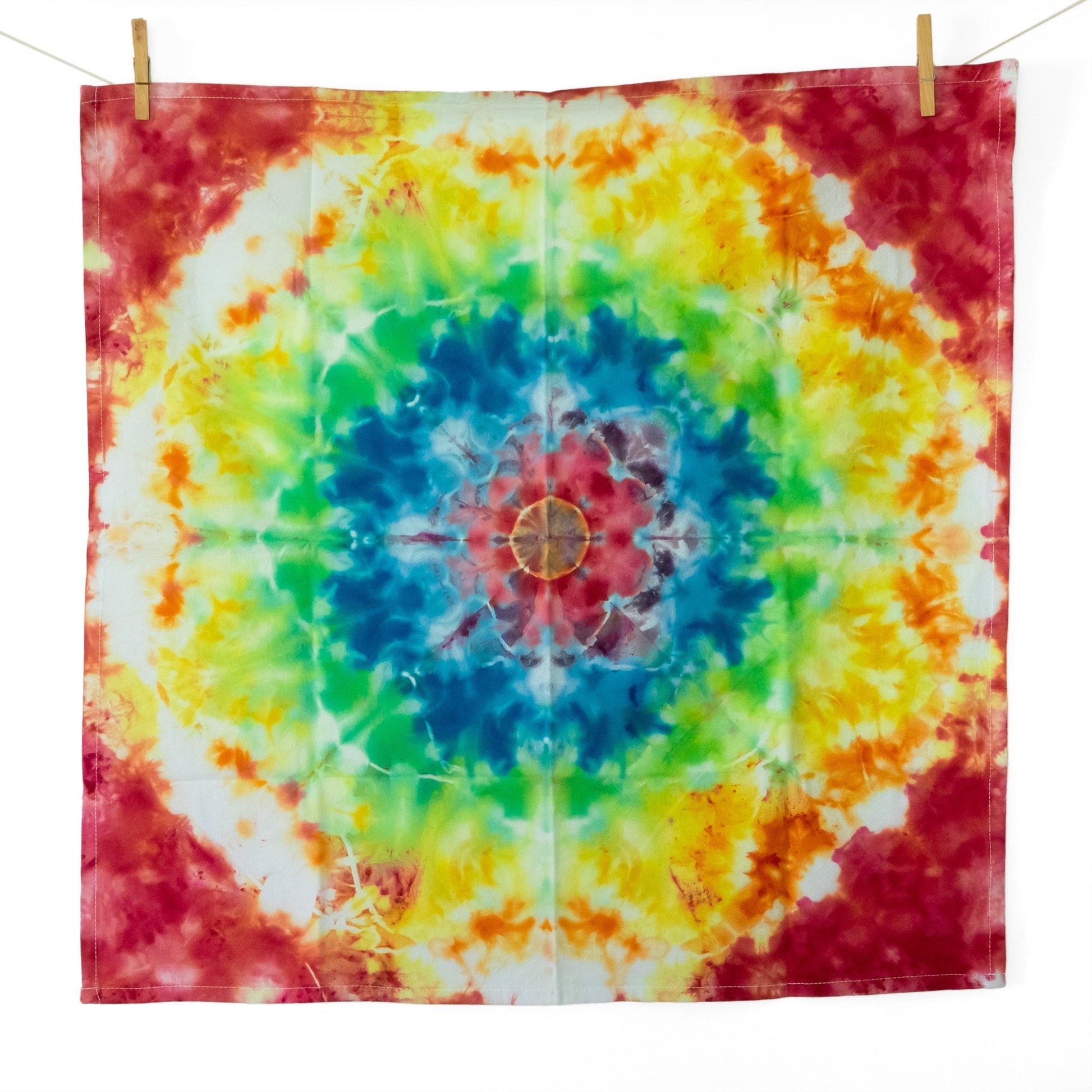 Rainbow Tie Dye Flour Sack TeaTowels - Sherri O Designs
