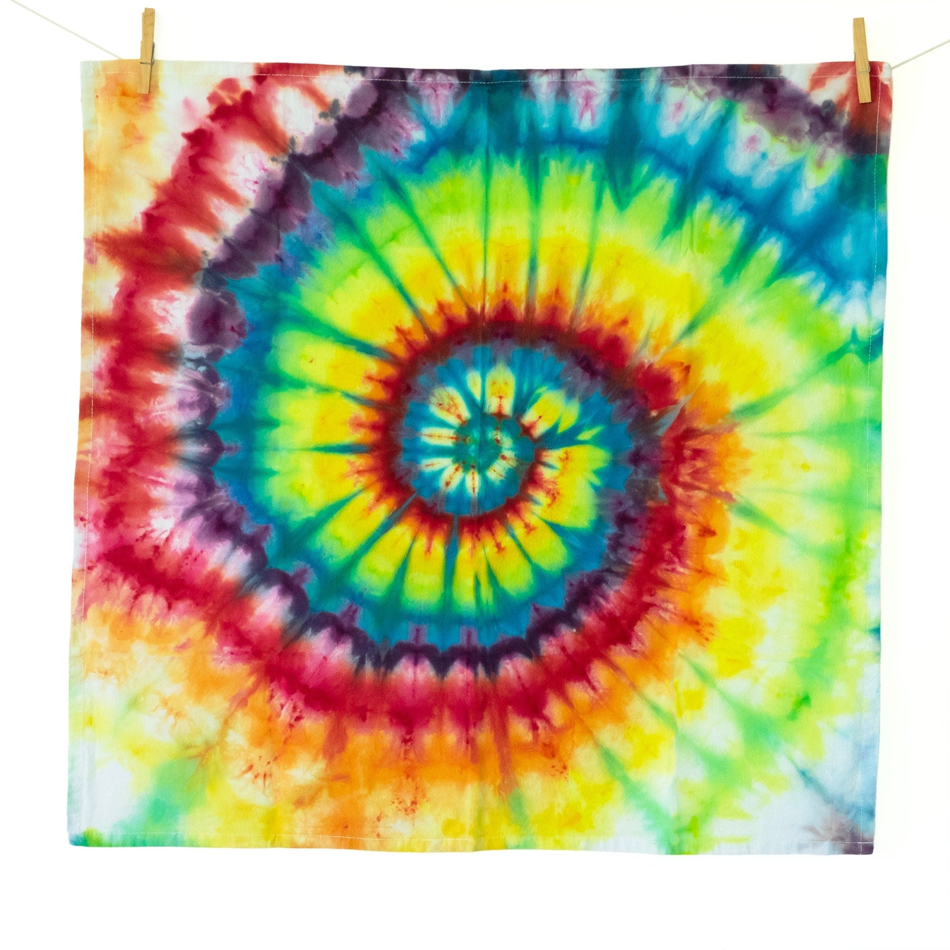 Rainbow Tie Dye Flour Sack TeaTowels - Sherri O Designs