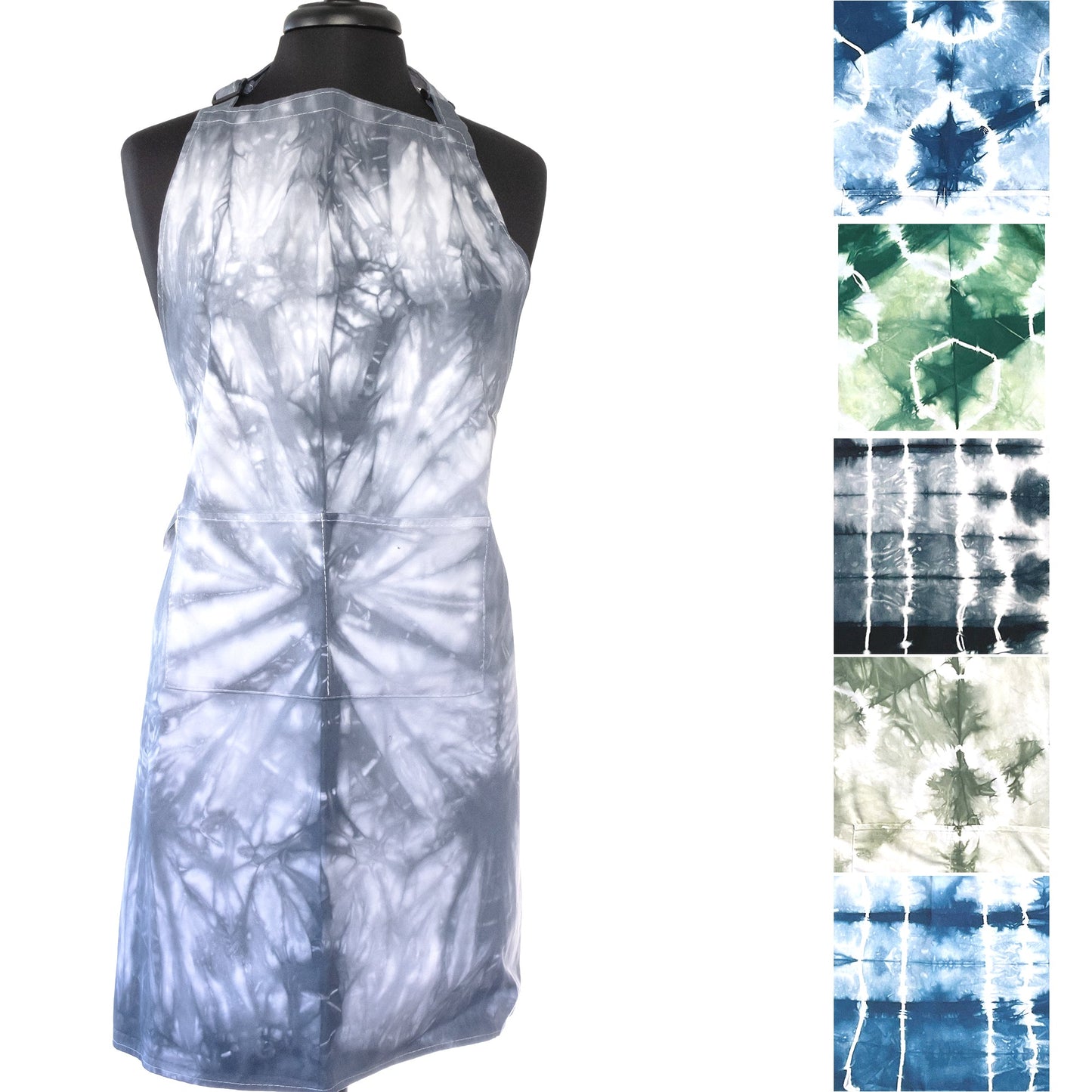 Shibori Dyed Apron - Sherri O Designs