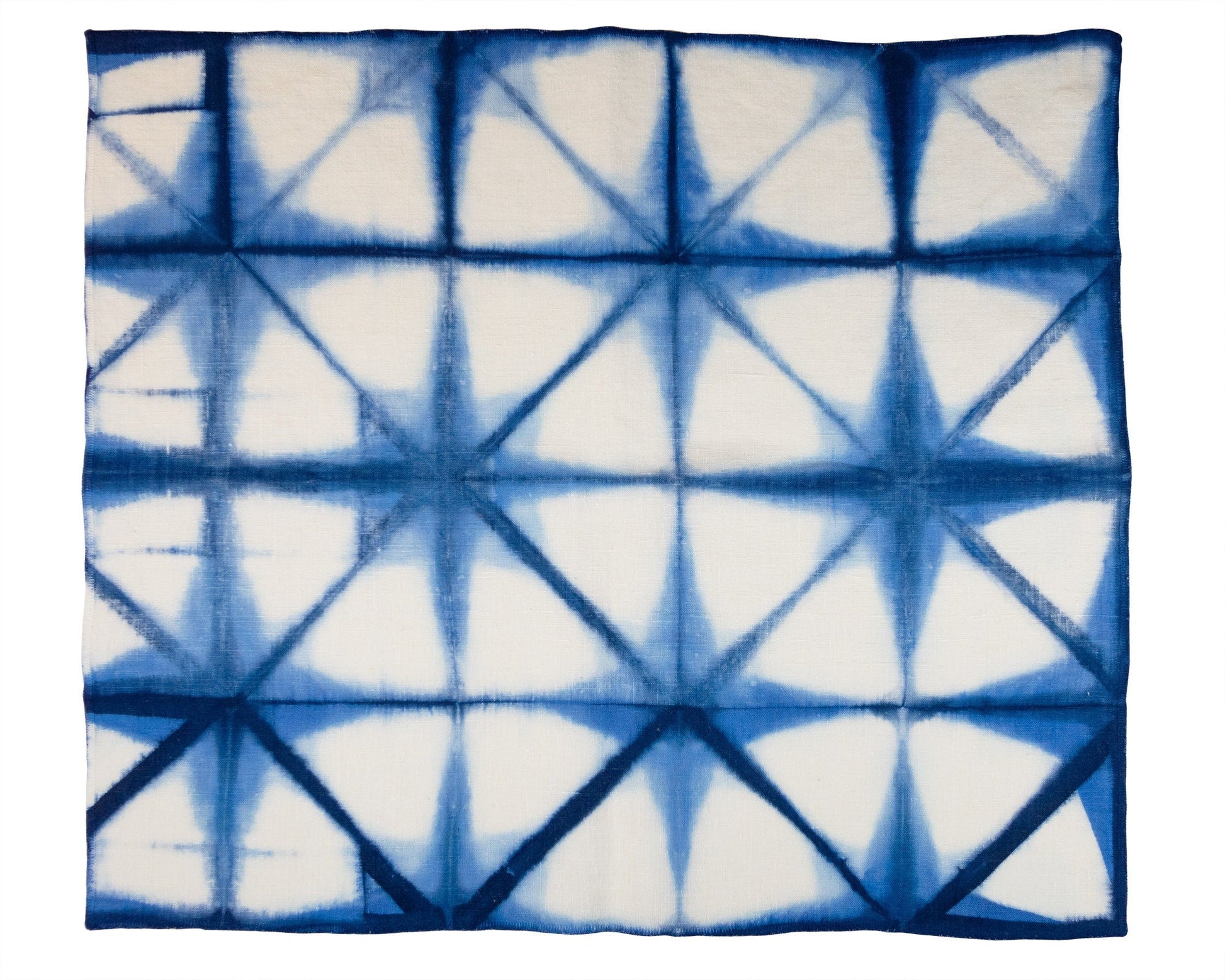 Shibori-Dyed Linen Tea Towels, Set of 2 - Sherri O Designs