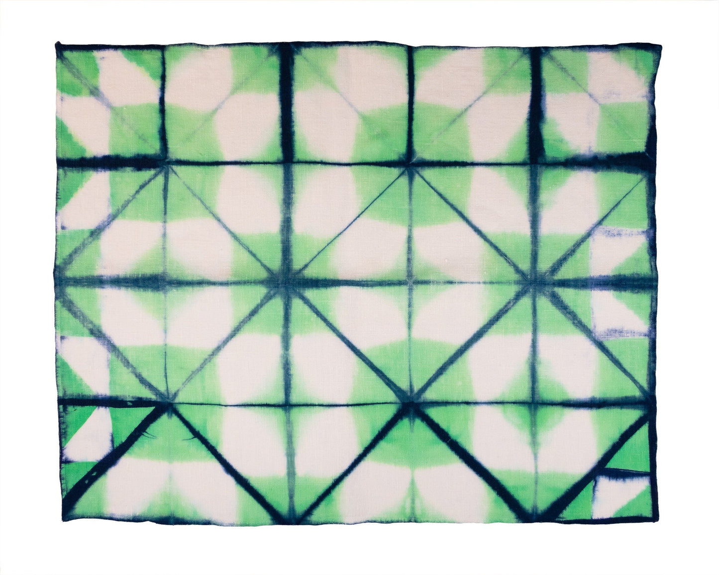 Shibori-Dyed Linen Tea Towels, Set of 2 - Sherri O Designs