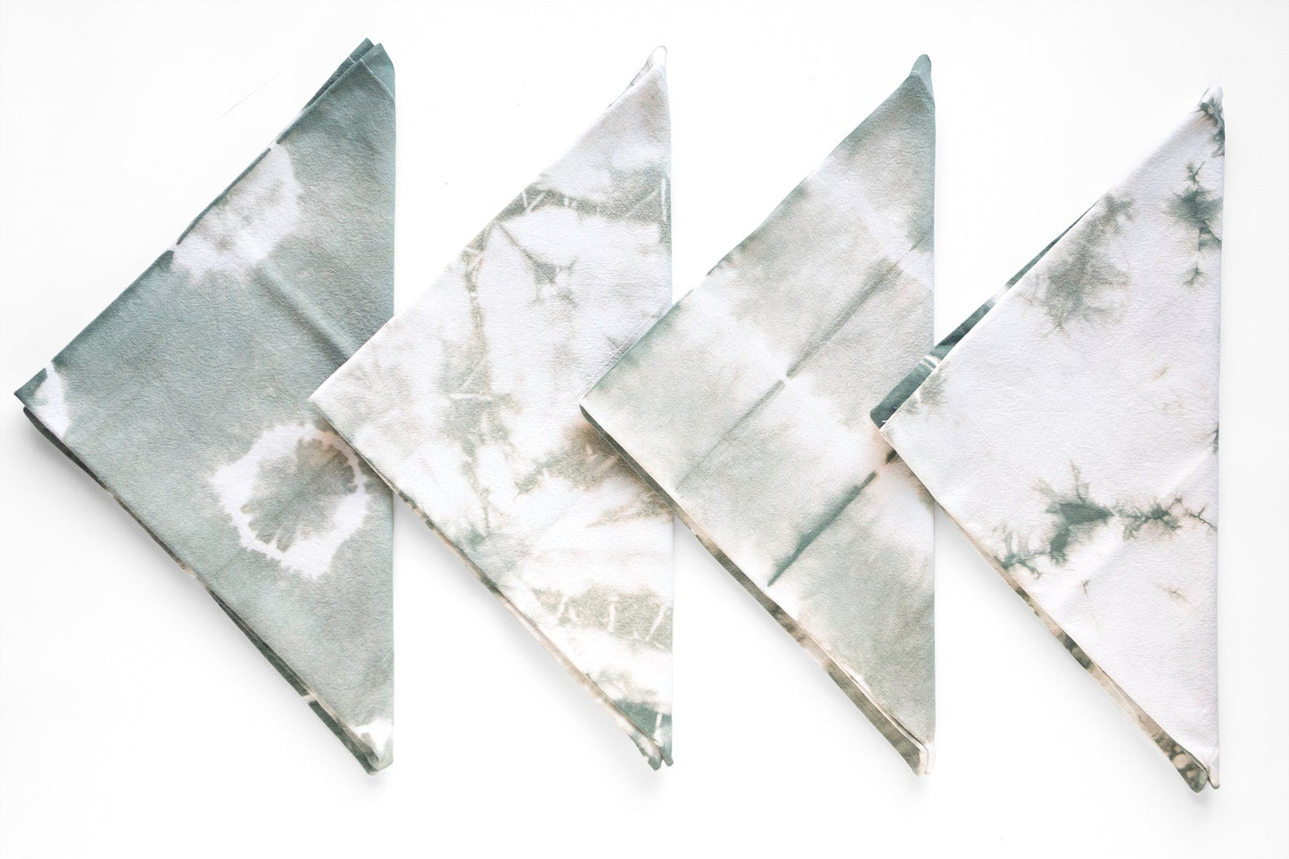 Shibori Tie Dye Flour Sack Napkins - Sherri O Designs