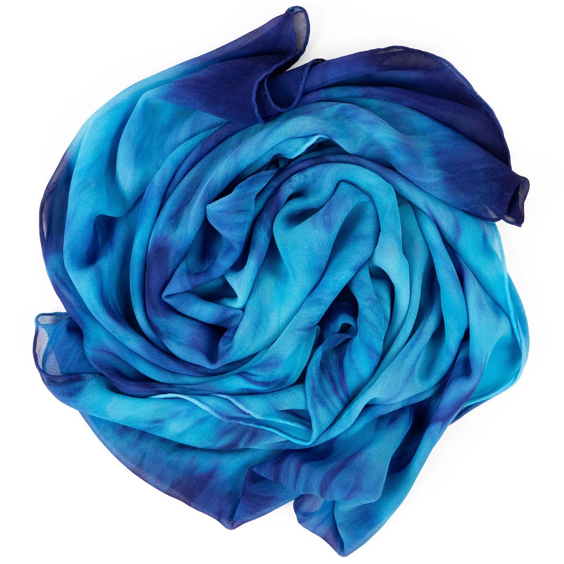 Silk 2-in-1 Drape in Brilliant Blues - Sherri O Designs