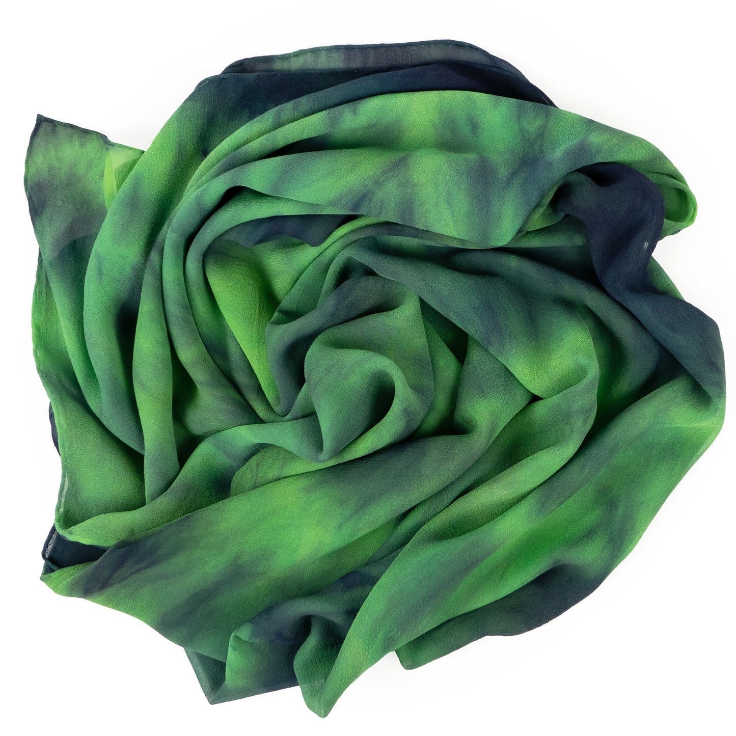 Silk 2-in-1 Drape in Green and Navy - Sherri O Designs