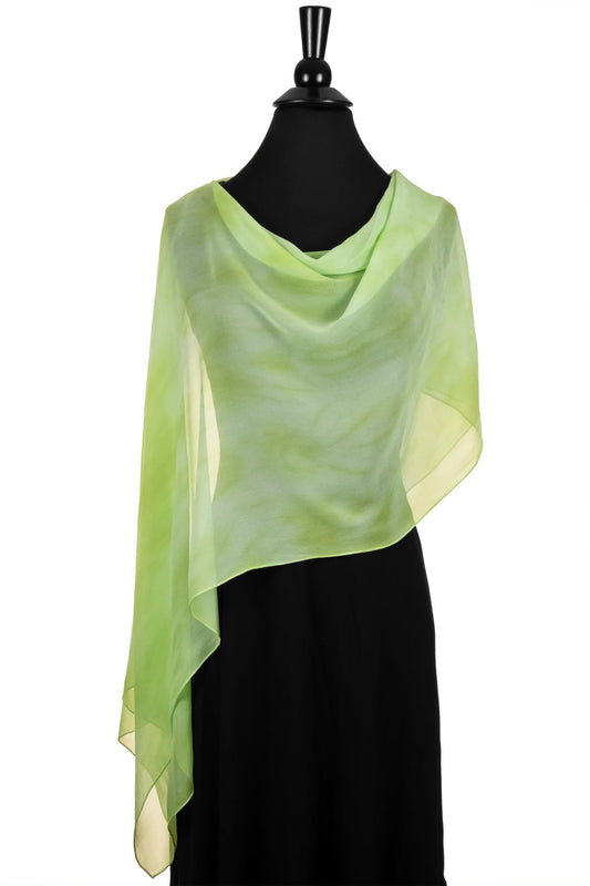 Silk 2-in-1 Drape in Light Green - Sherri O Designs