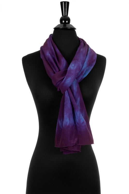 Silk 2-in-1 Drape in Purple and Cyan - Sherri O Designs