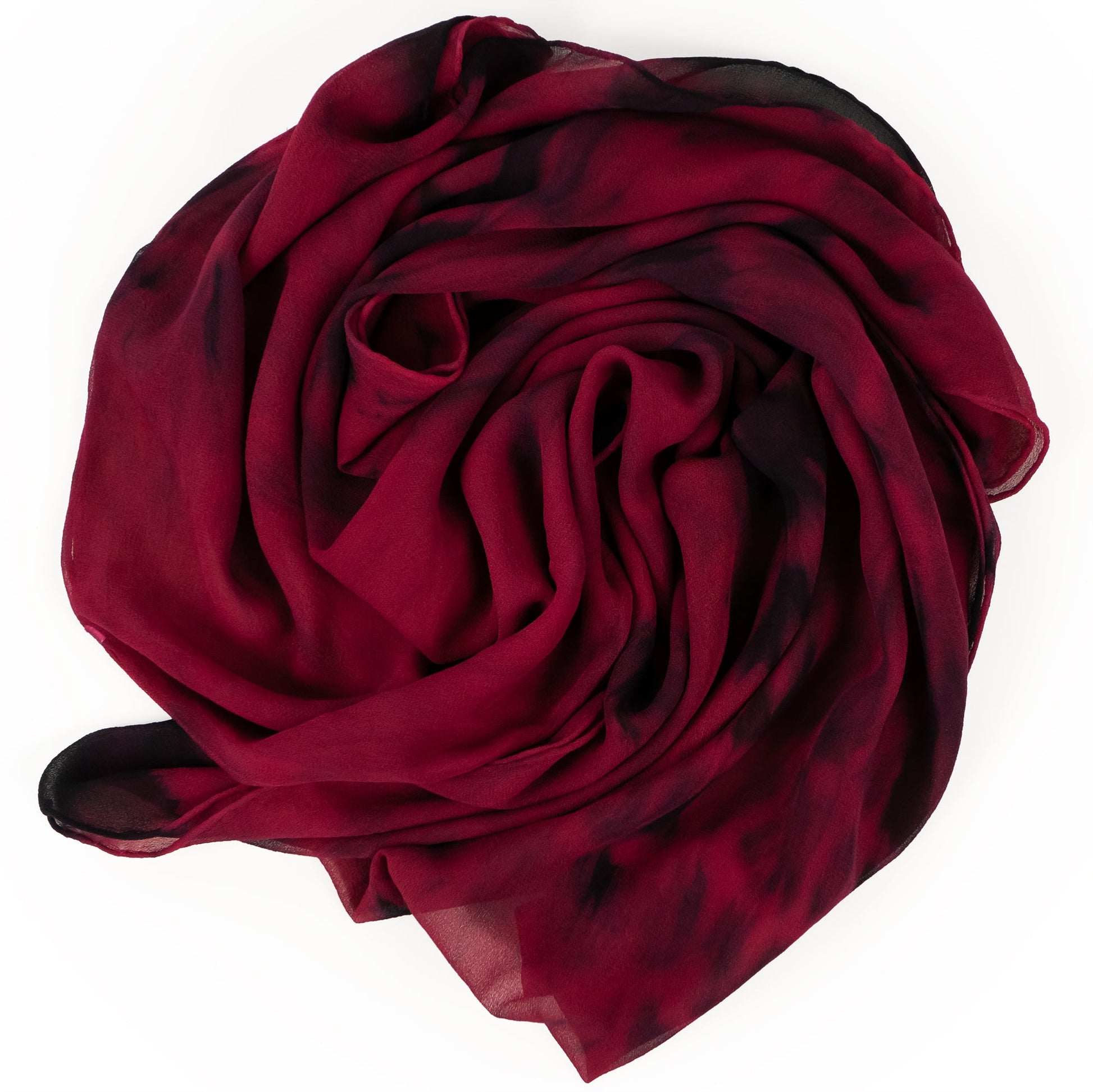 Silk 2-in-1 Drape in Red and Black - Sherri O Designs