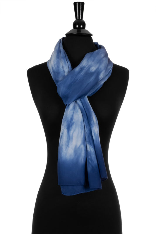 Silk 2-in-1 Drape in Shades of Blue - Sherri O Designs