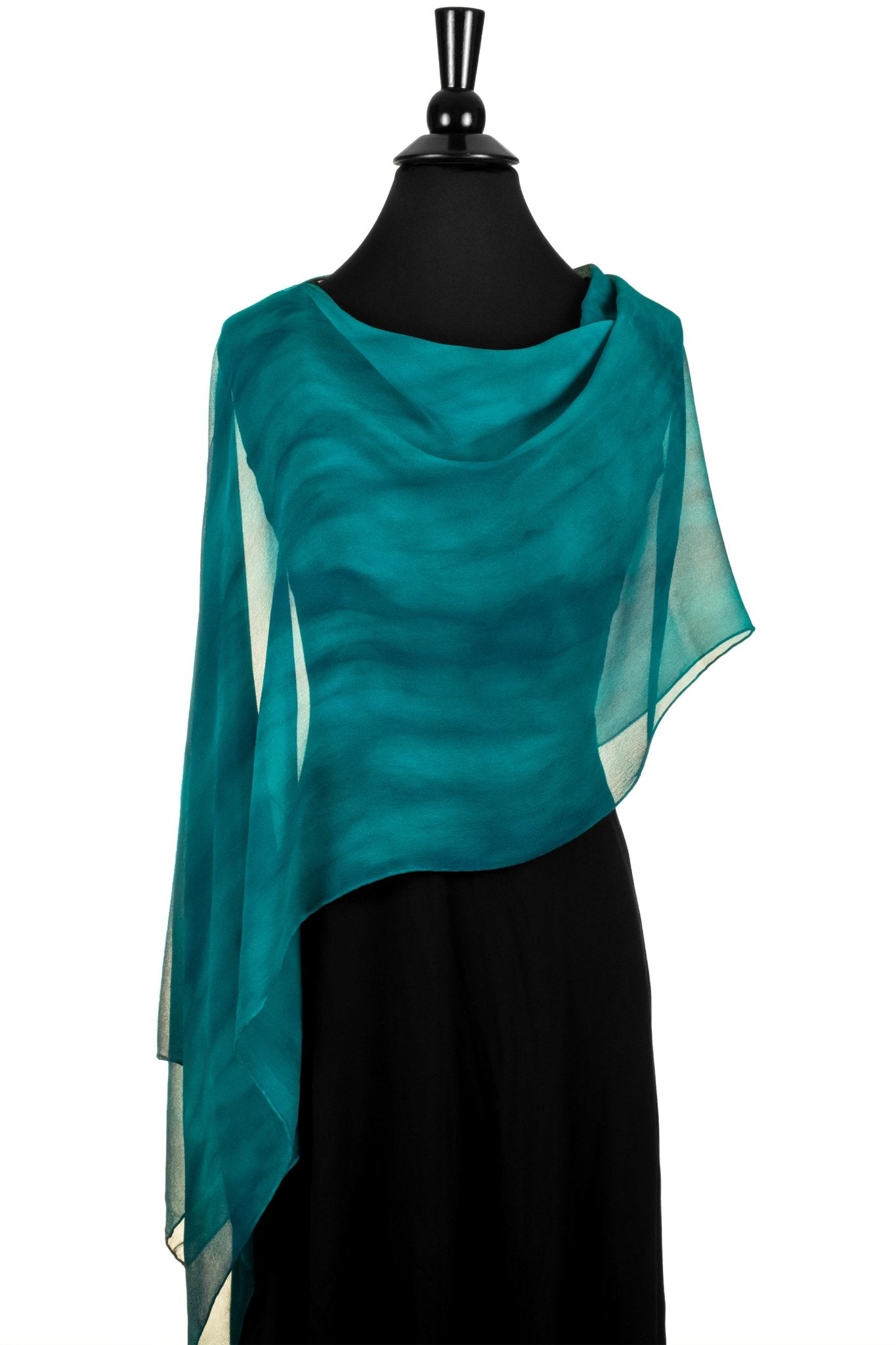 Silk 2-in-1 Drape in Teal - Sherri O Designs