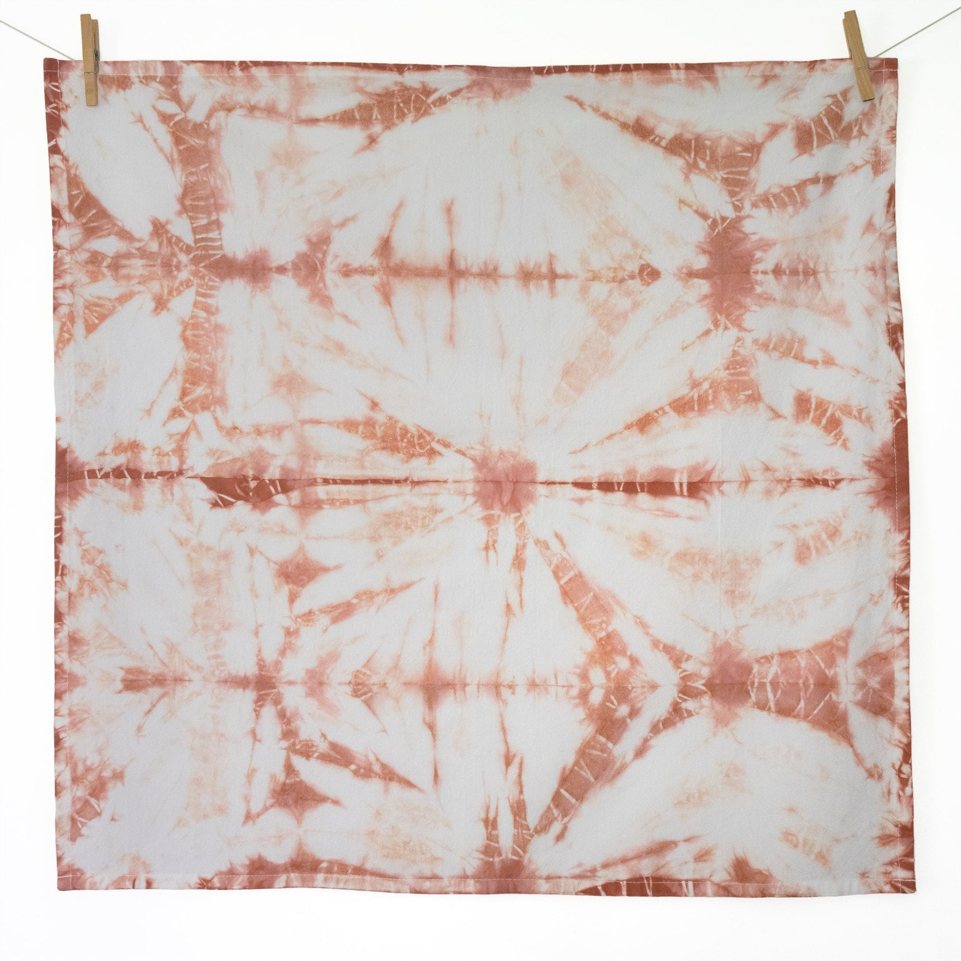 Terracotta Shibori Flour Sack Tea Towels - Sherri O Designs