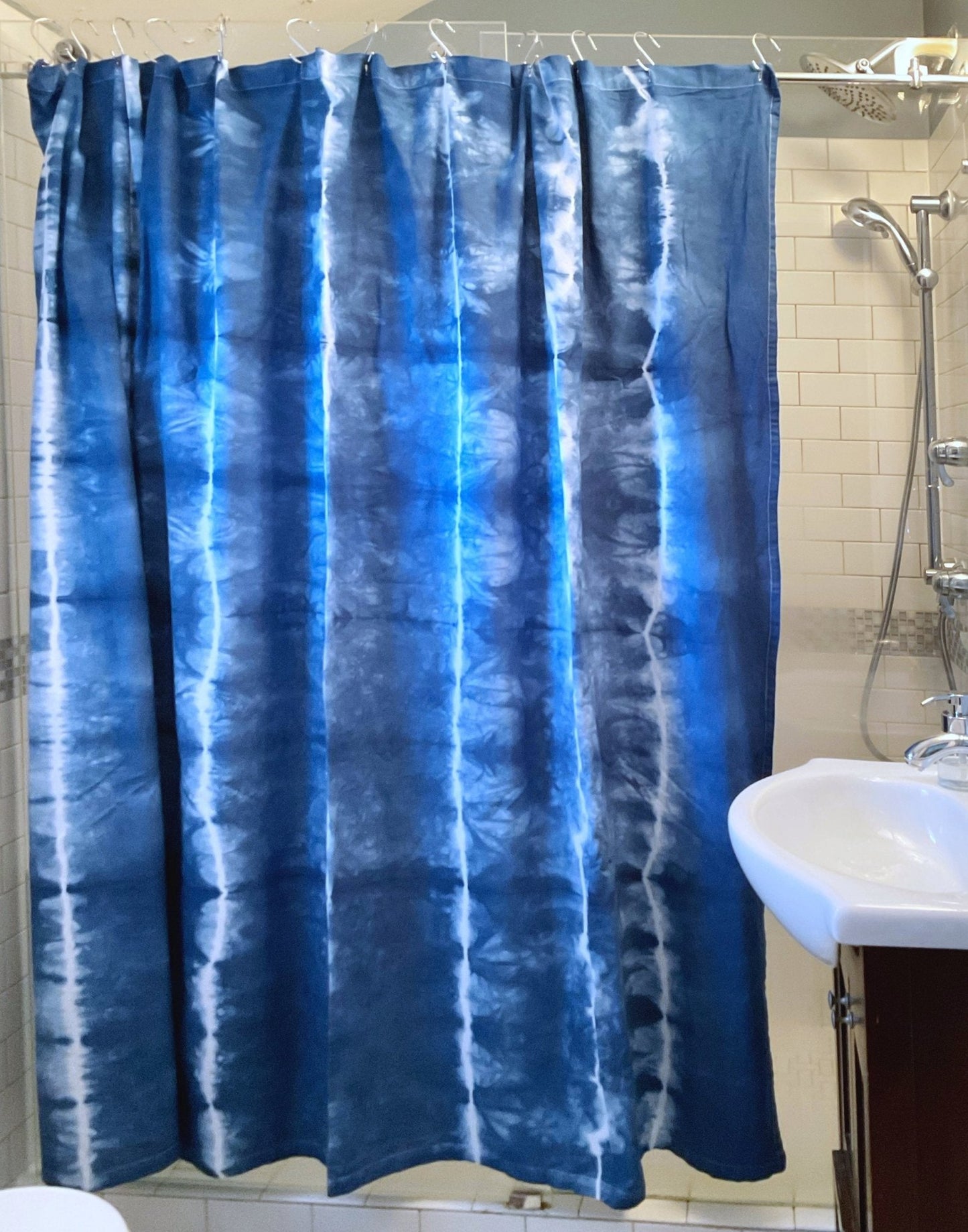 Tie Dye Shower Curtain - Sherri O Designs