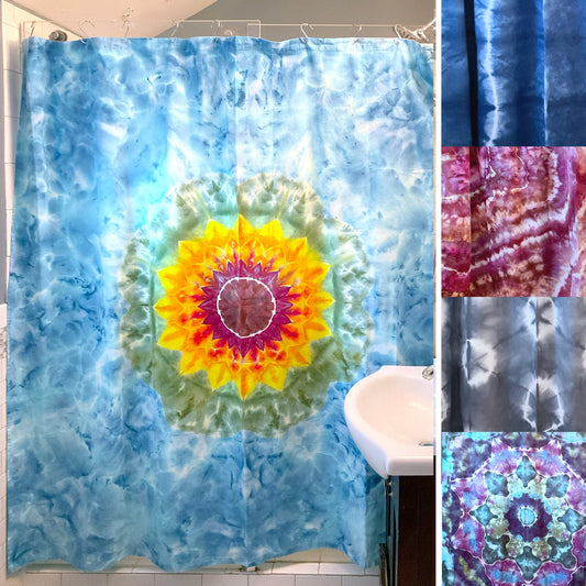 Tie Dye Shower Curtain - Sherri O Designs