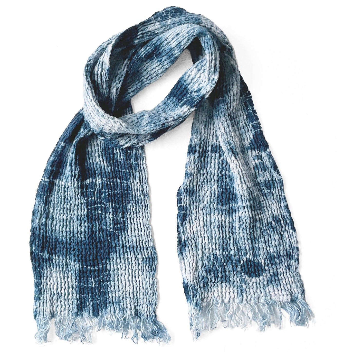Tie Dye Waffle Weave Scarf - Sherri O Designs