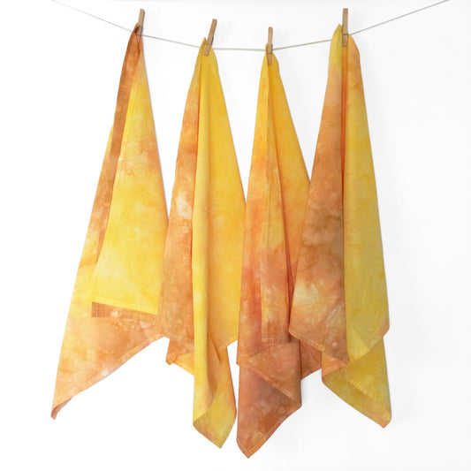 Yellow Flour Sack Tea Towels - Sherri O Designs