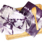 Purple Shibori Flour Sack Tea Towels