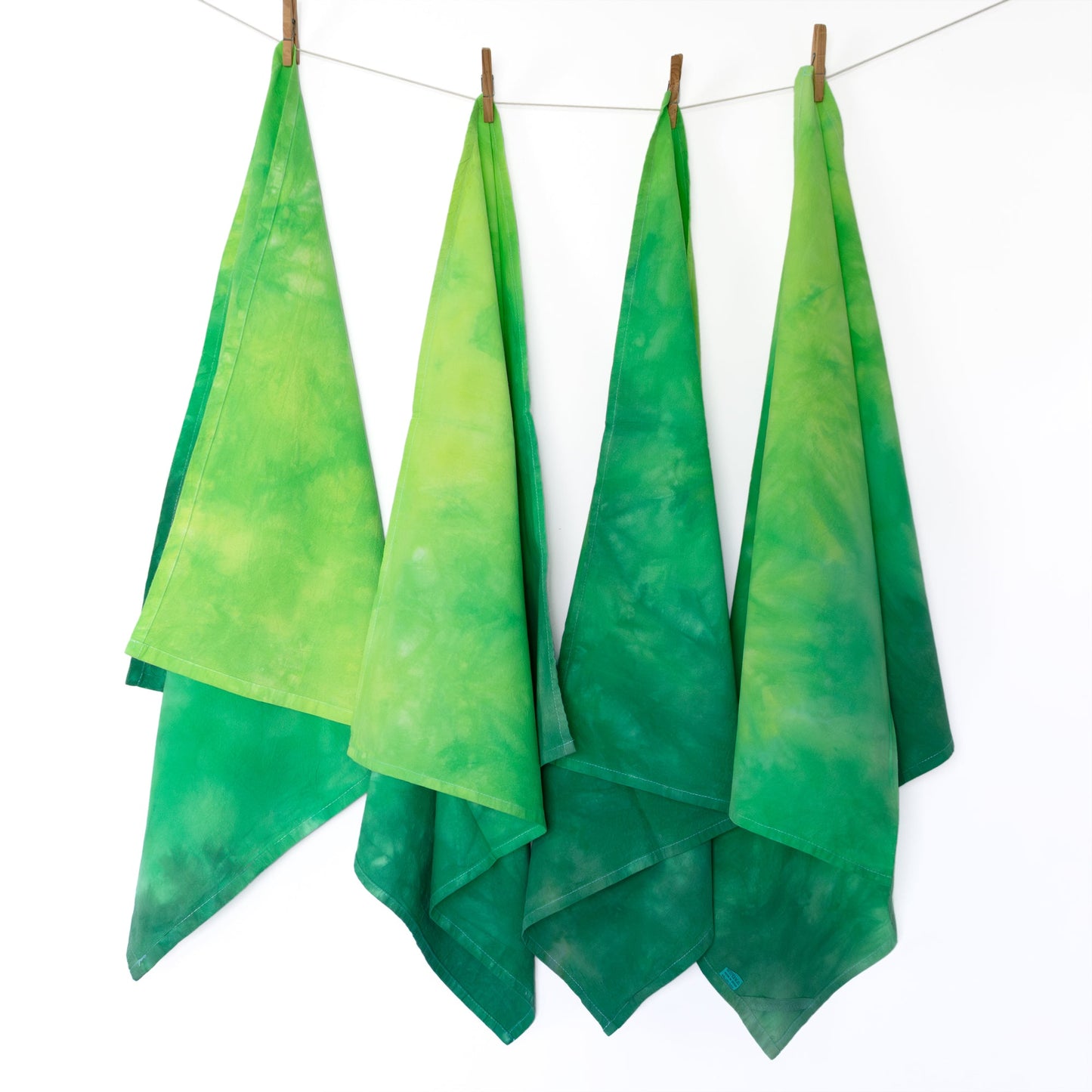 Bright Green Kitchen Towels - Sherri O Designs