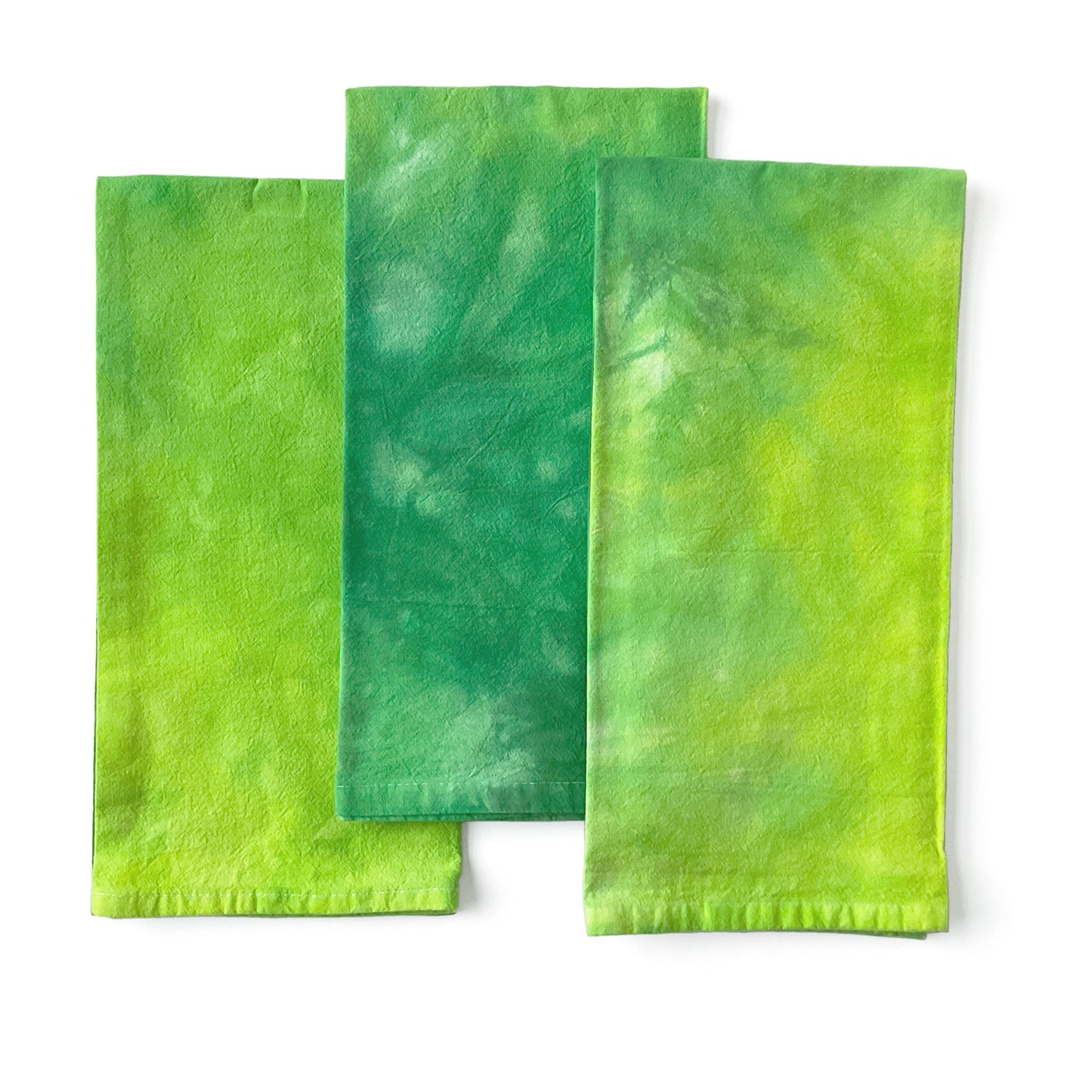 Bright Green Kitchen Towels - Sherri O Designs