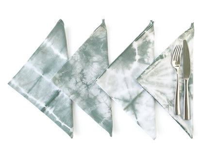 Cotton Dinner Napkins in Shibori Patterns - Sherri O Designs