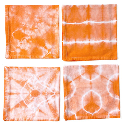 Cotton Dinner Napkins in Shibori Patterns - Sherri O Designs
