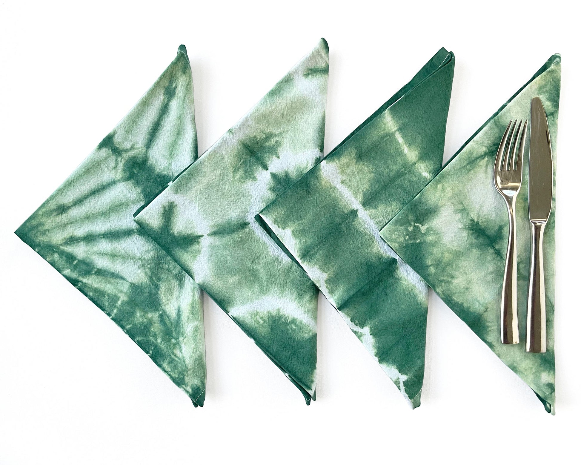Cotton Dinner Napkins in Shibori Patterns - Sherri O Designs