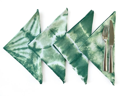 Cotton Dinner Napkins in Shibori Patterns - Sherri O Designs
