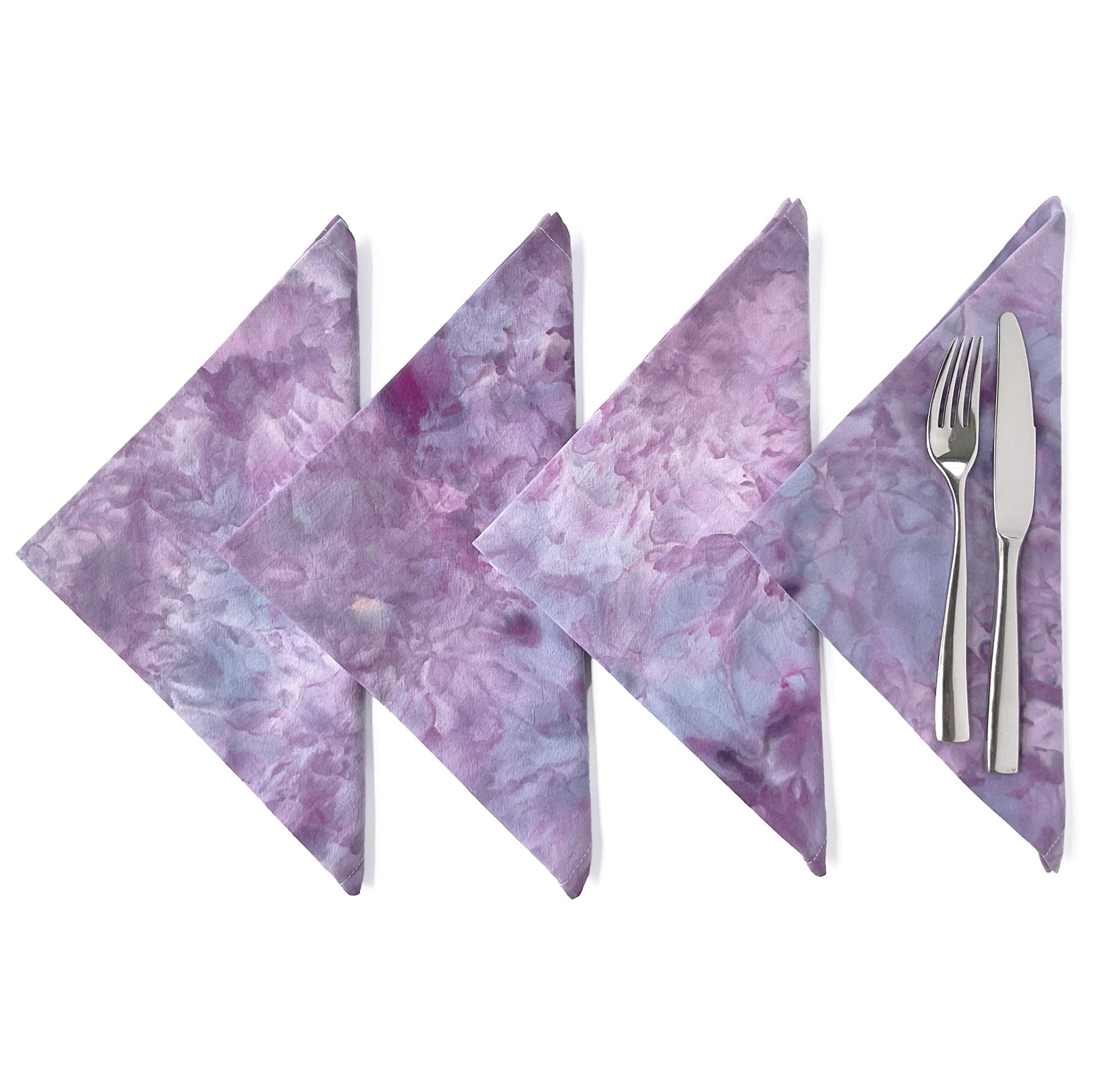 Cotton Dinner Napkins Soft Purples - Sherri O Designs