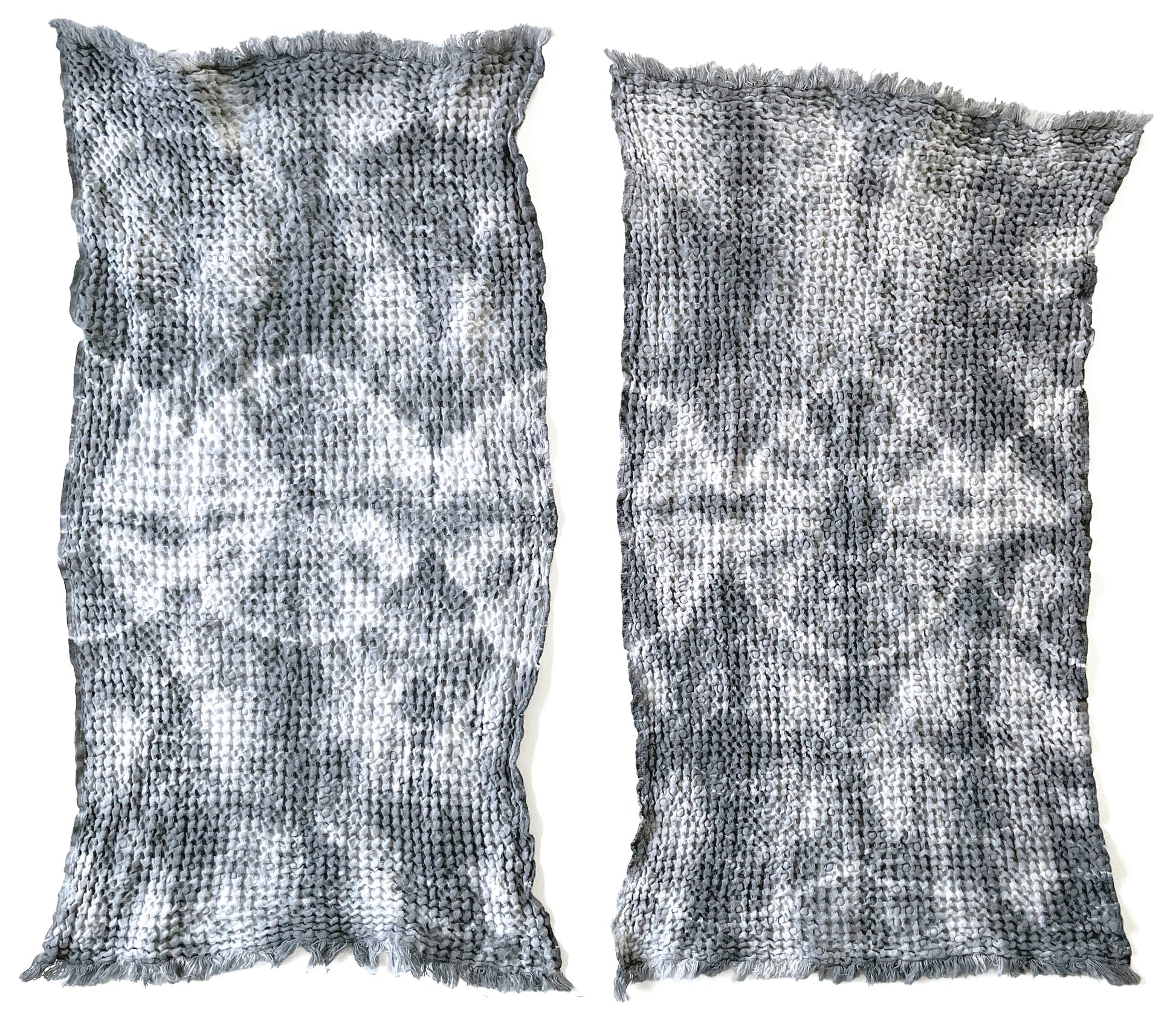 Cozy Waffle Bath Towels Shibori Patterns - Sherri O Designs