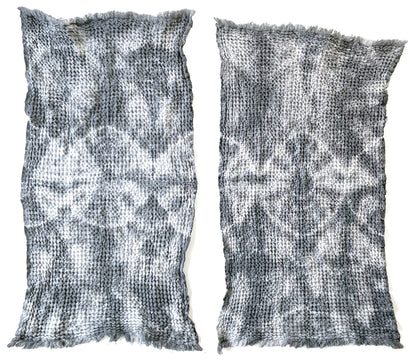 Cozy Waffle Bath Towels Shibori Patterns - Sherri O Designs