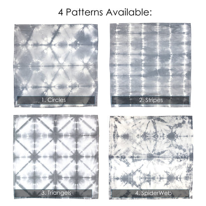 Grey Shibori Flour Sack Tea Towels - Sherri O Designs