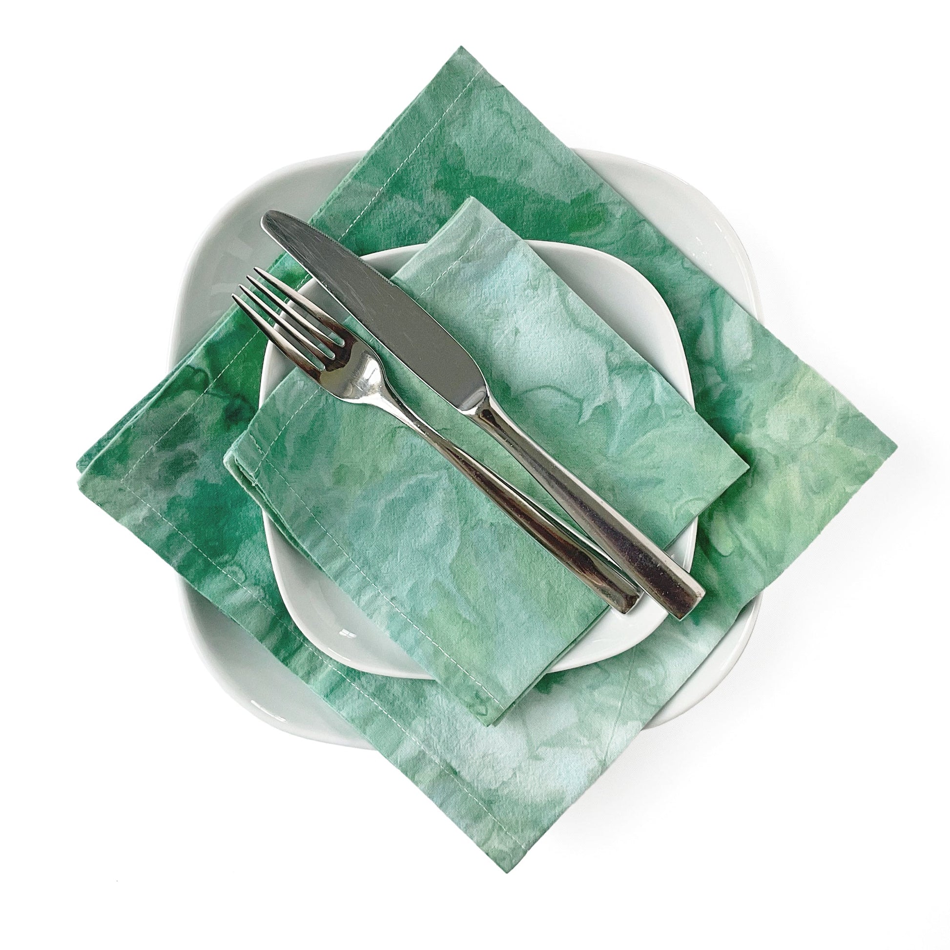 Hand - dyed Cocktail Napkins - Sherri O Designs