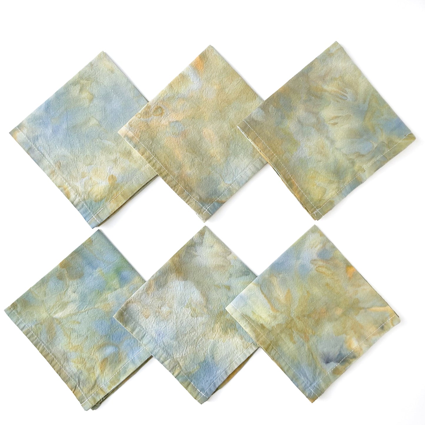 Hand - dyed Cocktail Napkins - Sherri O Designs