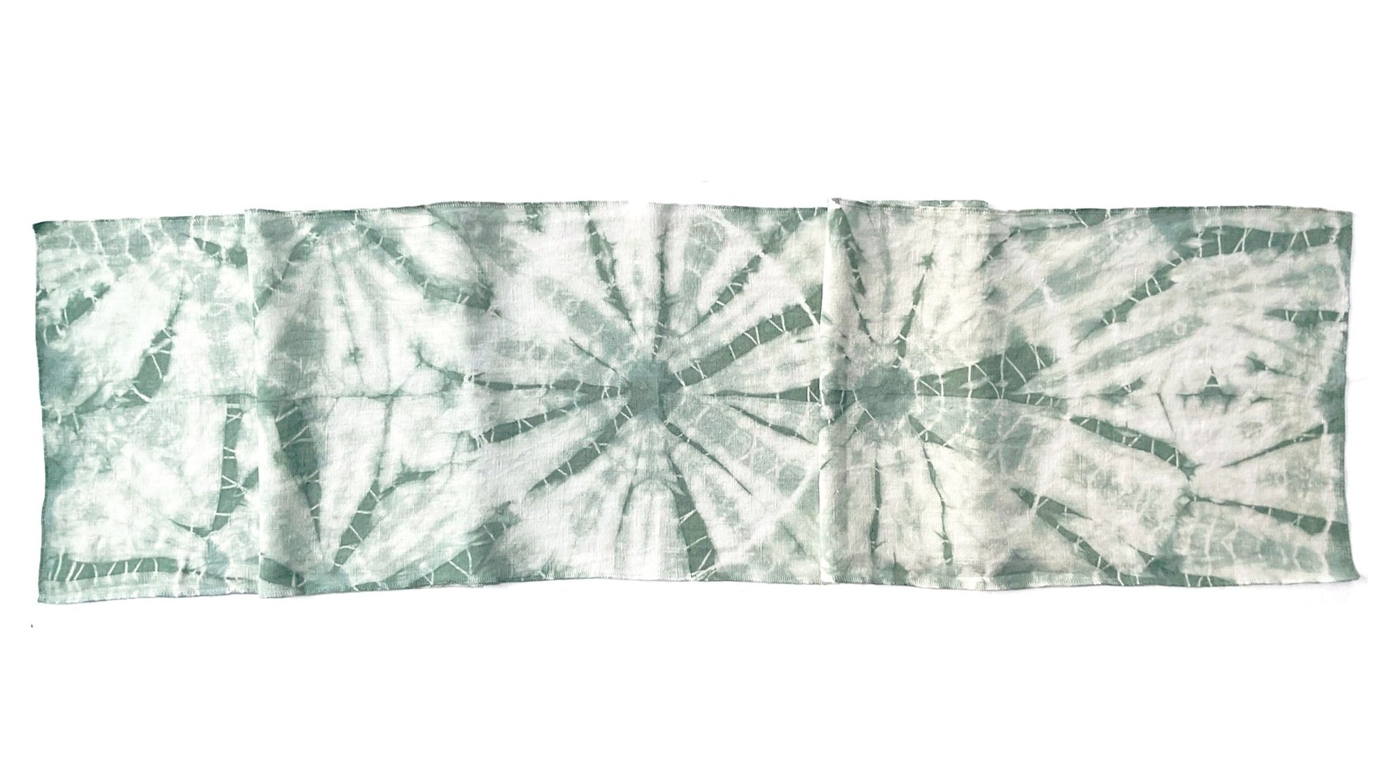Linen Spiderweb Shibori Table Runner - Sherri O Designs