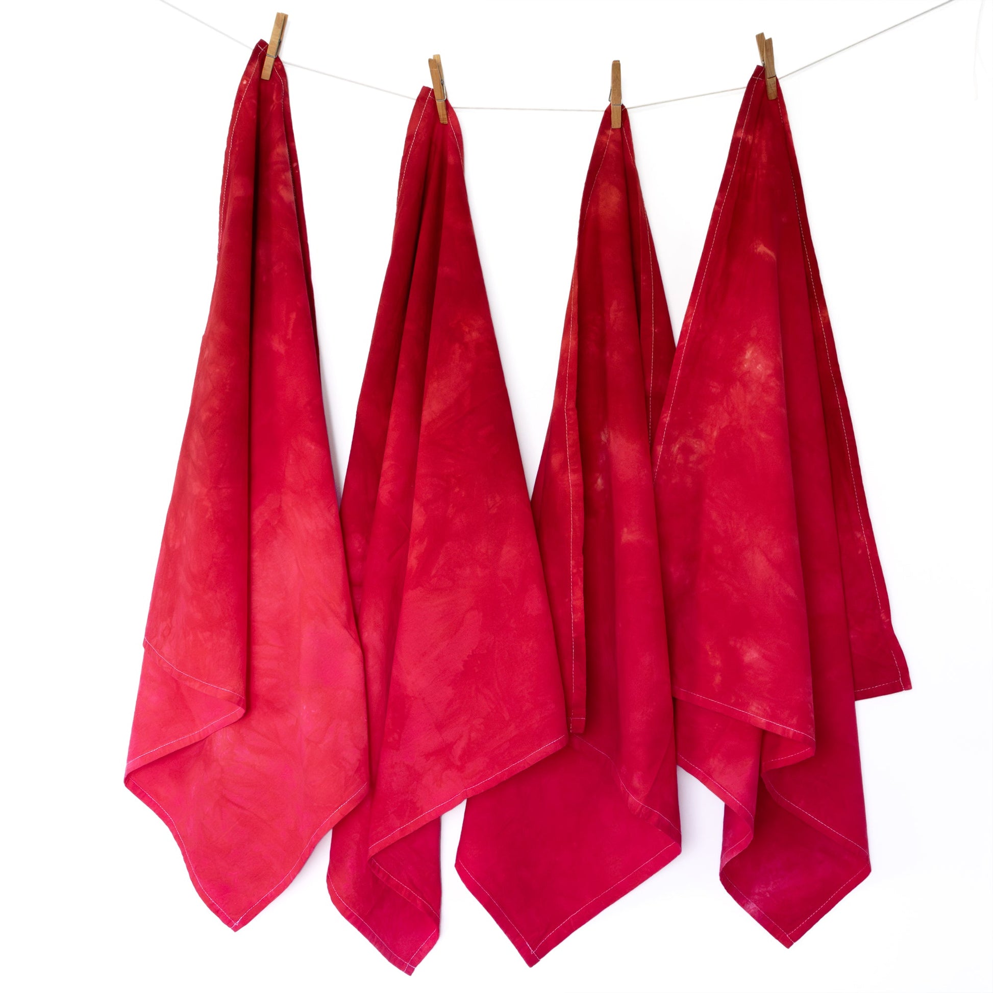 Red Kitchen Towels - Sherri O Designs