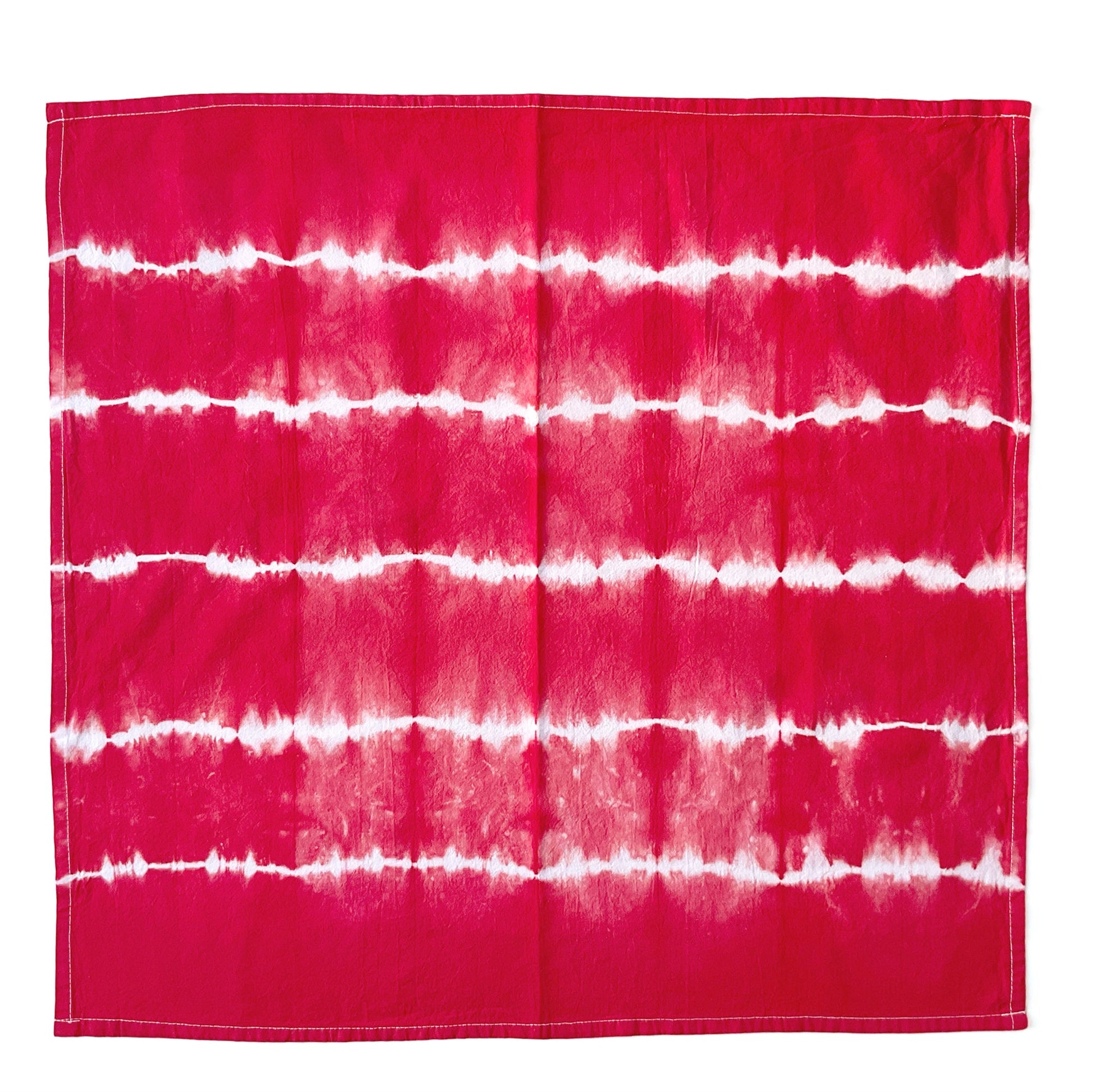 Red Shibori Kitchen Towels - Sherri O Designs