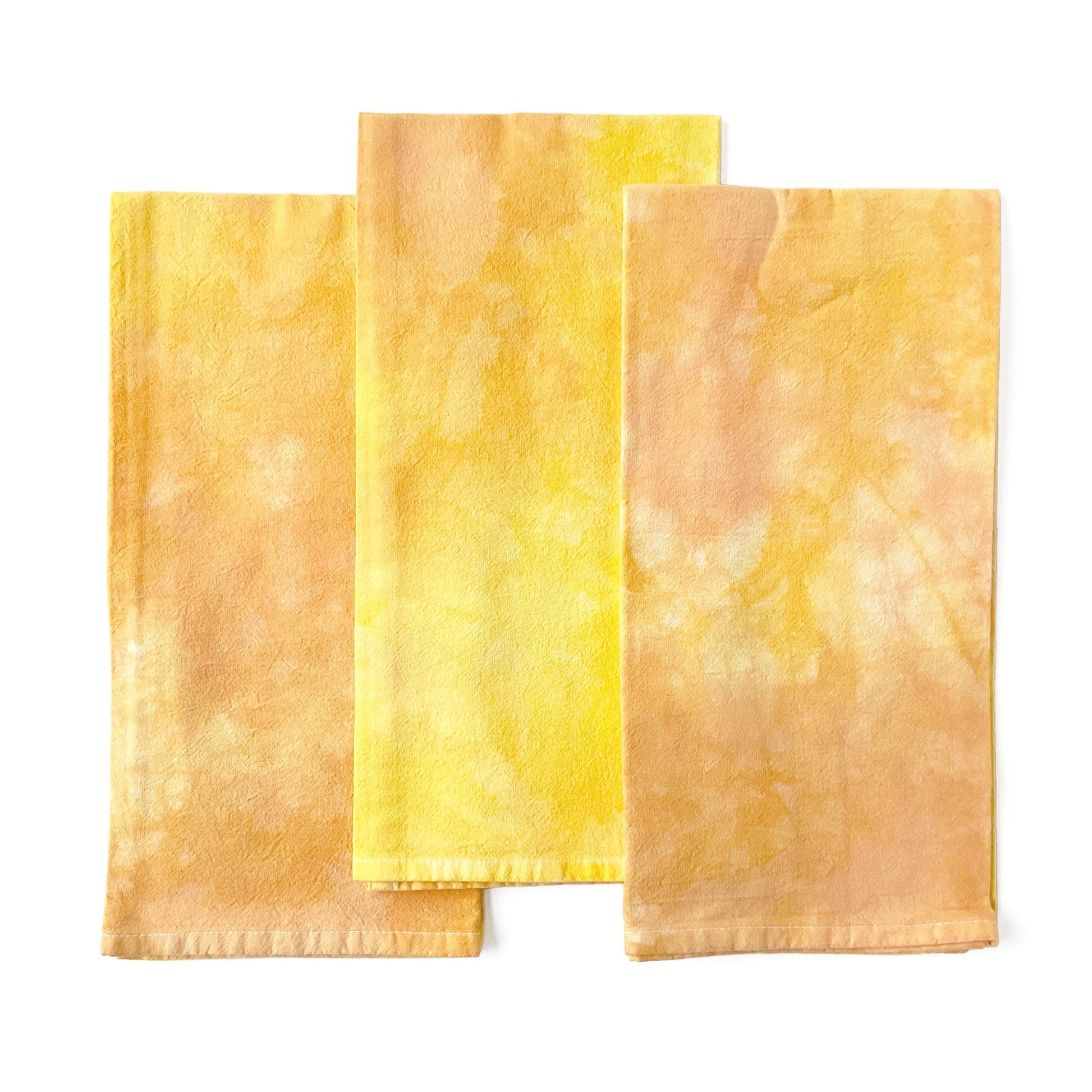 Sunshine Yellow Kitchen Towels - Sherri O Designs