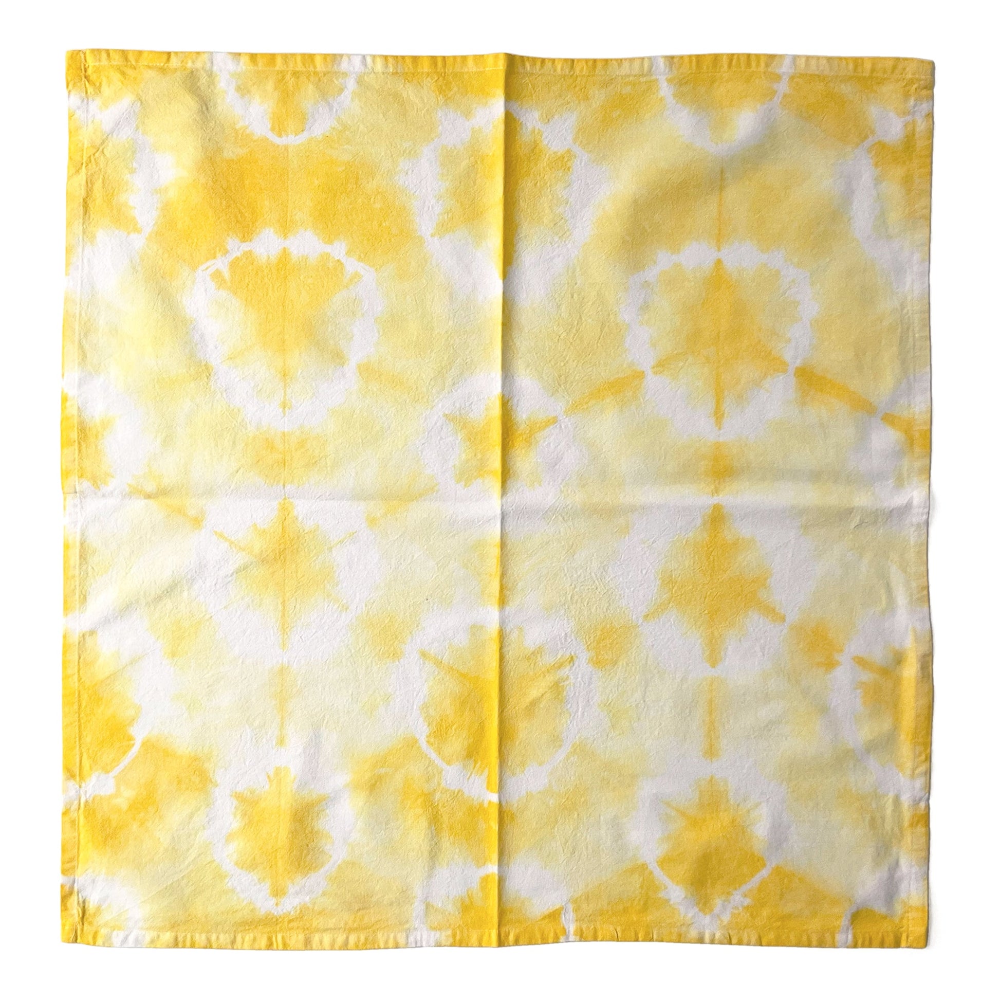 Yellow Shibori Kitchen Towels - Sherri O Designs