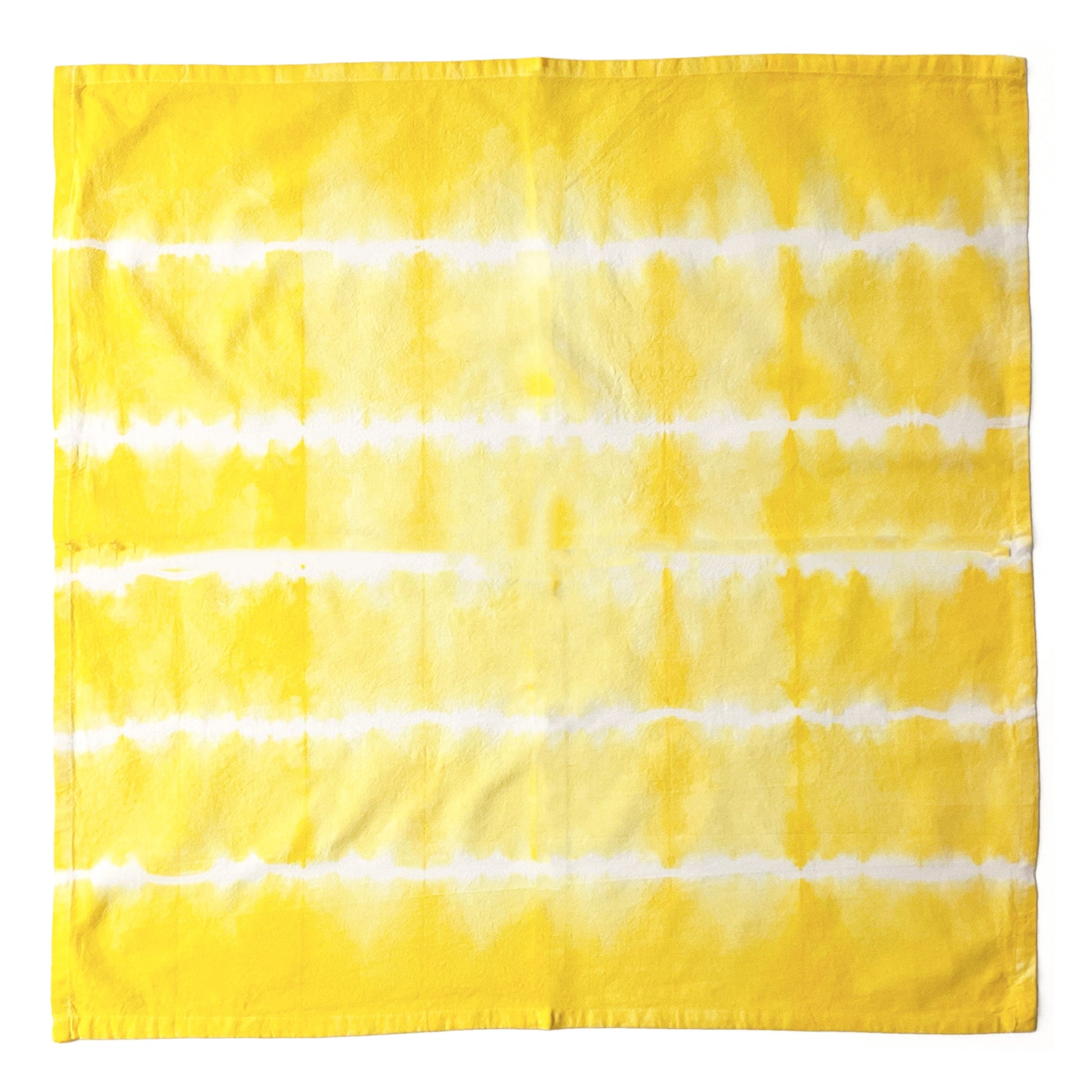 Yellow Shibori Kitchen Towels - Sherri O Designs