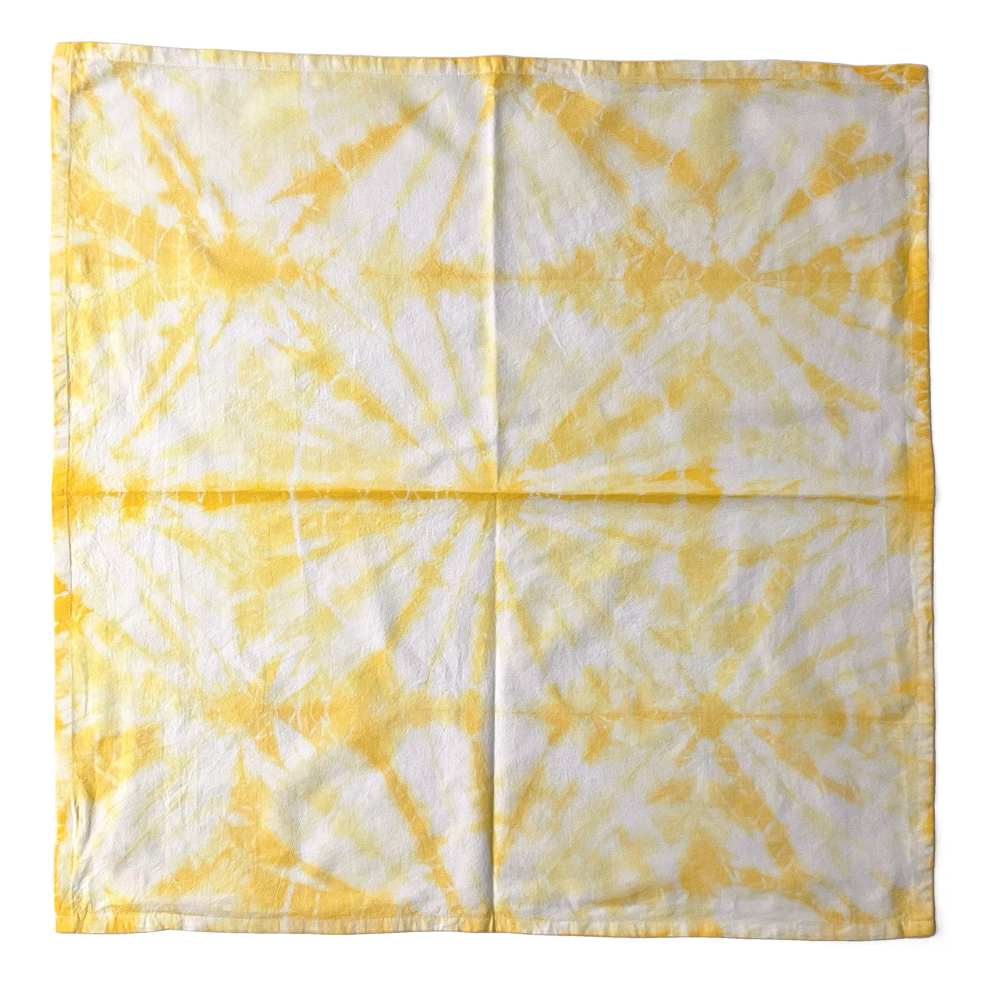 Yellow Shibori Kitchen Towels - Sherri O Designs